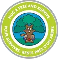 Hug a Tree and Survive program badge